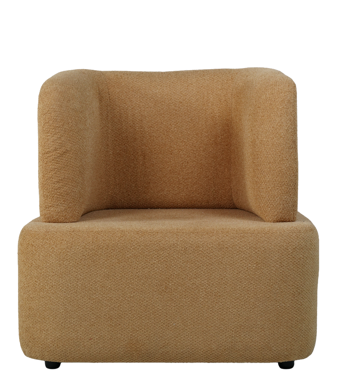 Bespoke Neutral Fabric Armchair – Cozy Comfort with Contemporary Style