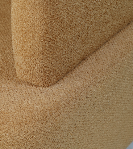 Bespoke Neutral Fabric Armchair – Cozy Comfort with Contemporary Style