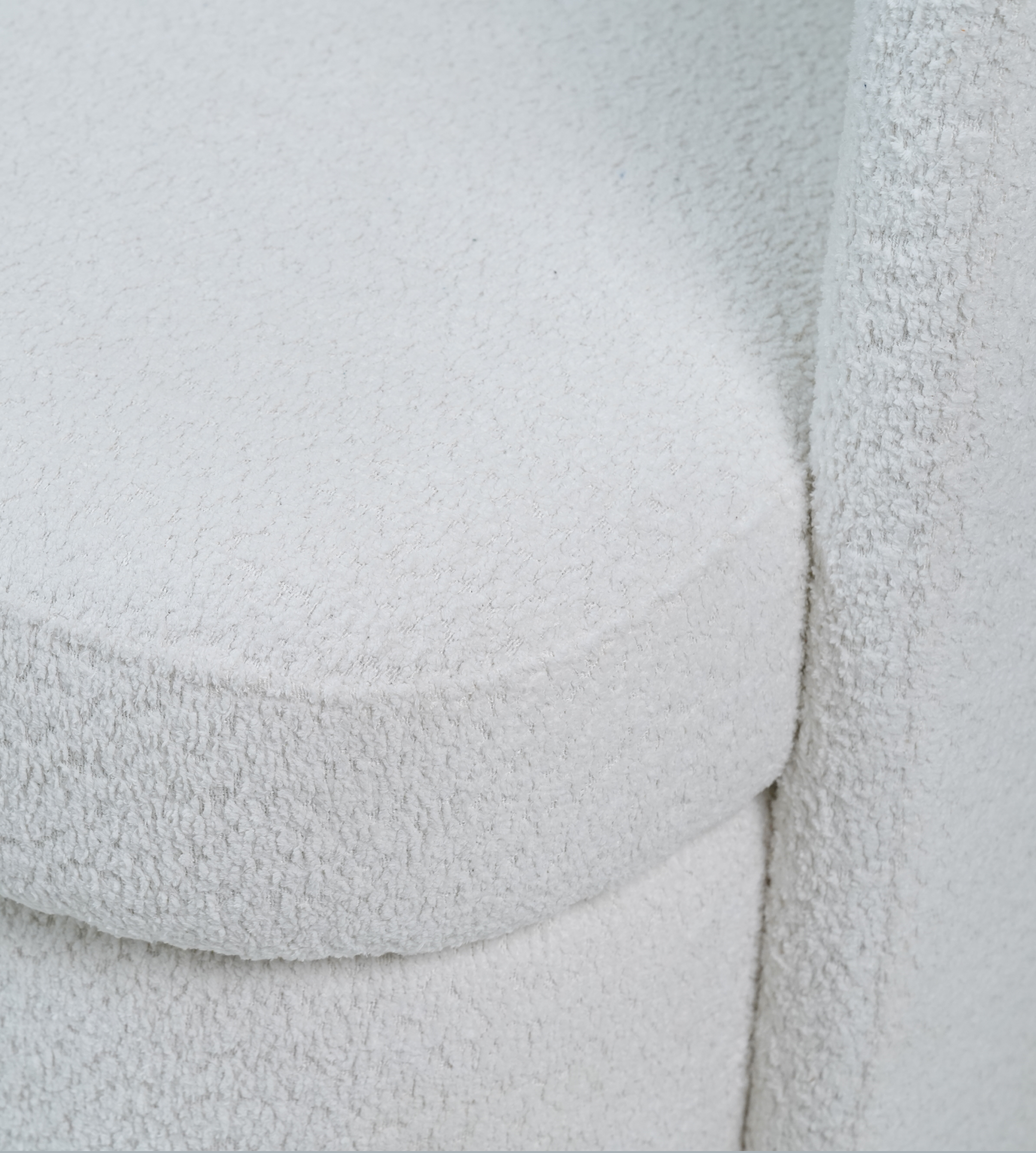 Contemporary Neutral Fabric Armchair