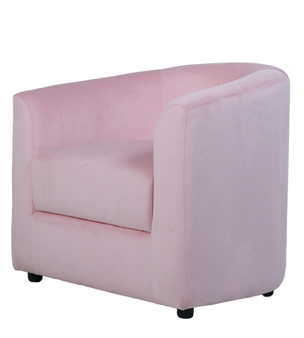 Modern Velvet Fabric Armchair
