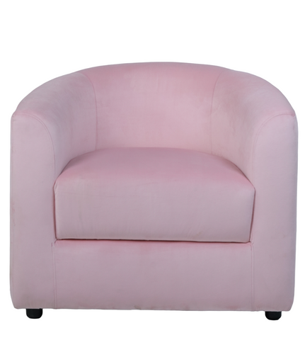 Modern Velvet Fabric Armchair
