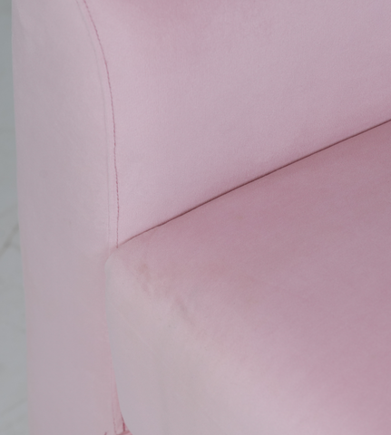 Modern Velvet Fabric Armchair