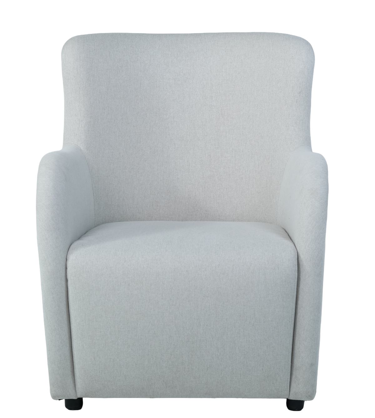 Neutral Fabric Armchair – Elegant Style with Deep Cushioned Comfort