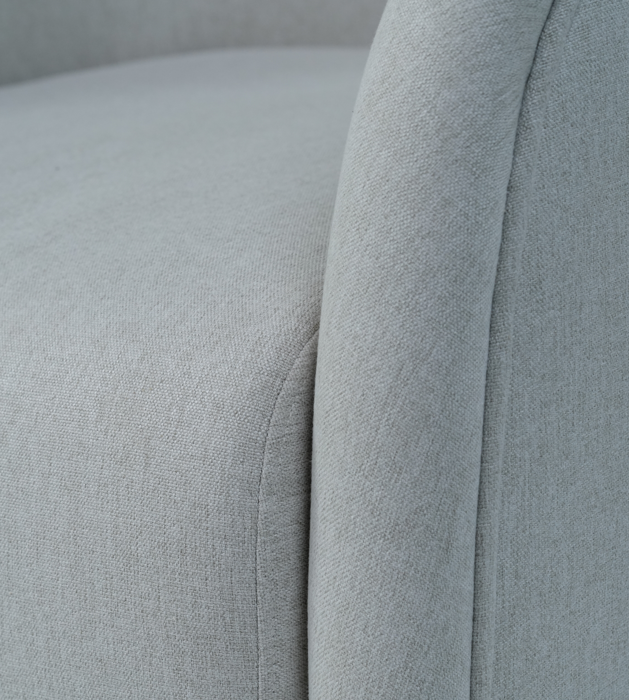 Neutral Fabric Armchair – Elegant Style with Deep Cushioned Comfort