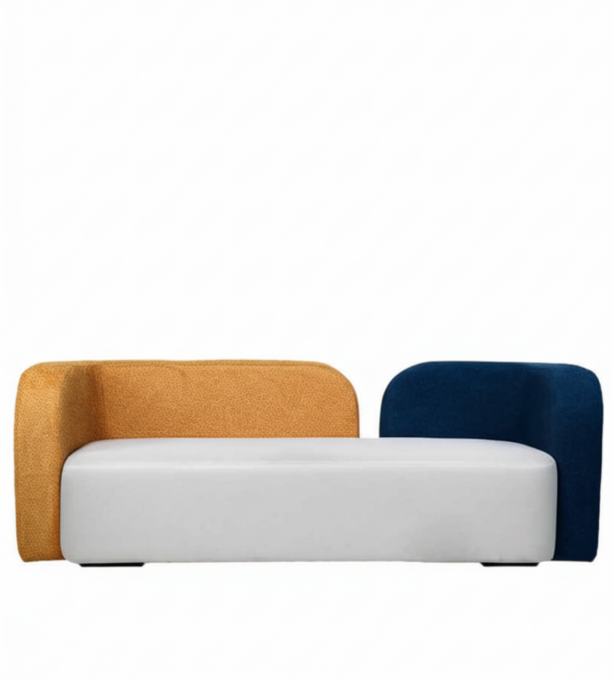 Three-Seater Curved Back Sofa