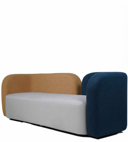 Three-Seater Curved Back Sofa