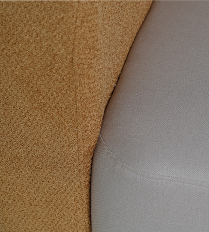Three-Seater Curved Back Sofa