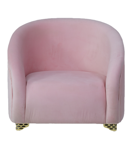 Latte Velvet Armchair